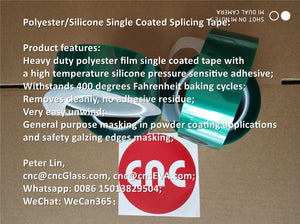 Polyester/Silicone Single Coated Splicing Tape: